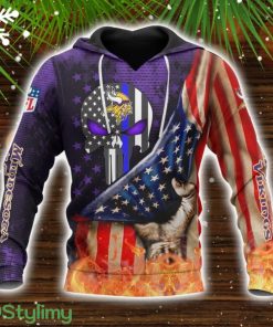 Minnesota Vikings 3D Hoodie All over Printed Winter Gift For Men And Women Product Photo 1