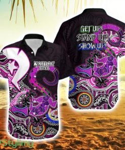 Naidoc Aboriginal Lizard Hawaiian Shirt Pink Style Product Photo 1