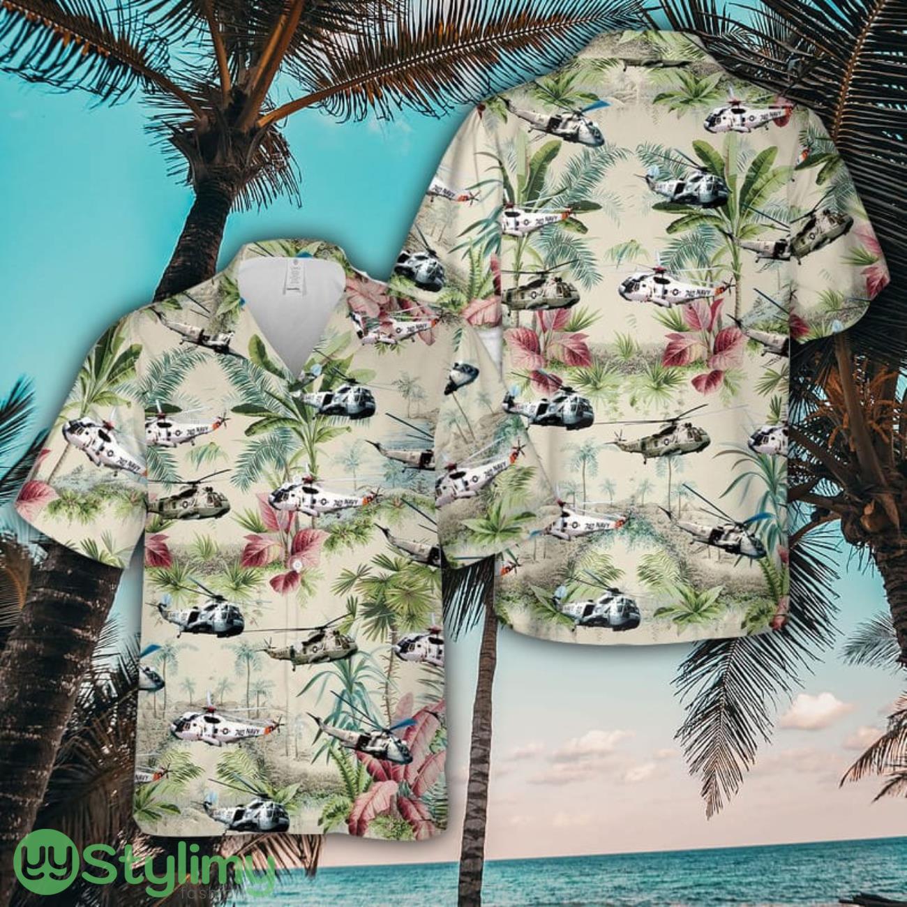 Navy Sikorsky SH-3 Sea King Aloha Short Sleeve 3D Printed Hawaiian Shirt For Men And Women 2 Navy Sikorsky SH-3 Sea King Aloha Short Sleeve 3D Printed Hawaiian Shirt For Men And Women Product Photo 1