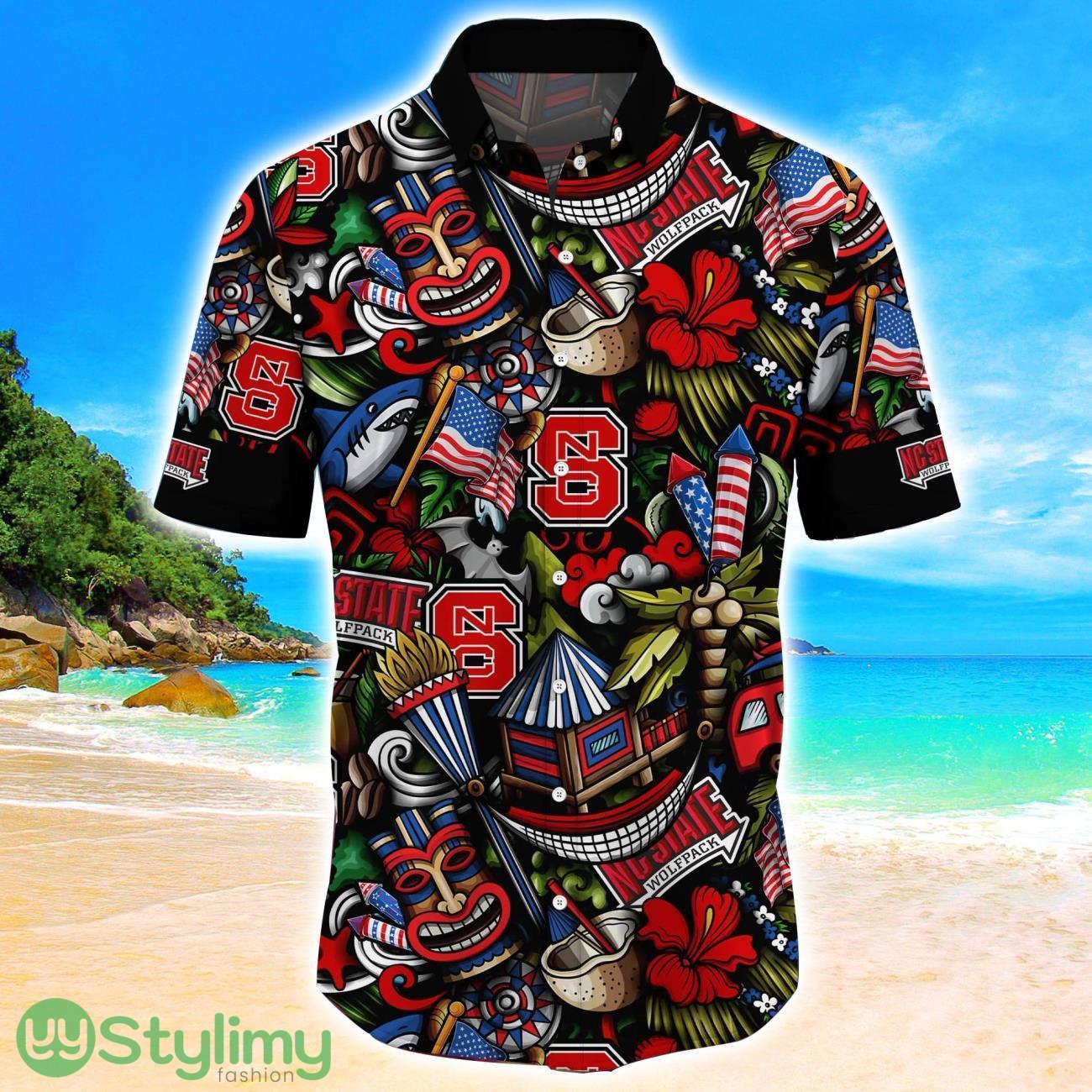 NC State Wolfpack NCAA3 Flower Hawaii Shirt Aloha Funny Pattern Summer Shirts 2 NC State Wolfpack NCAA3 Flower Hawaii Shirt Aloha Funny Pattern Summer Shirts Product Photo 2