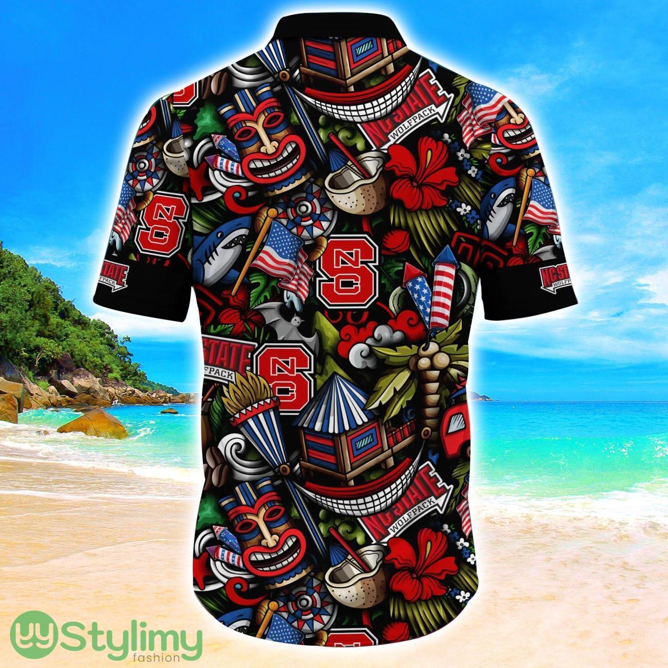 NC State Wolfpack NCAA3 Flower Hawaii Shirt Aloha Funny Pattern Summer Shirts 3 NC State Wolfpack NCAA3 Flower Hawaii Shirt Aloha Funny Pattern Summer Shirts Product Photo 3