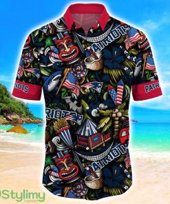 New England Patriots NFL Flower Hawaii Shirt Aloha Funny Pattern Summer Shirts Product Photo 2