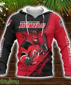 New Jersey Devils All Printed 3D Hoodie Best Gift For Fans Limited Hoodie Product Photo 1
