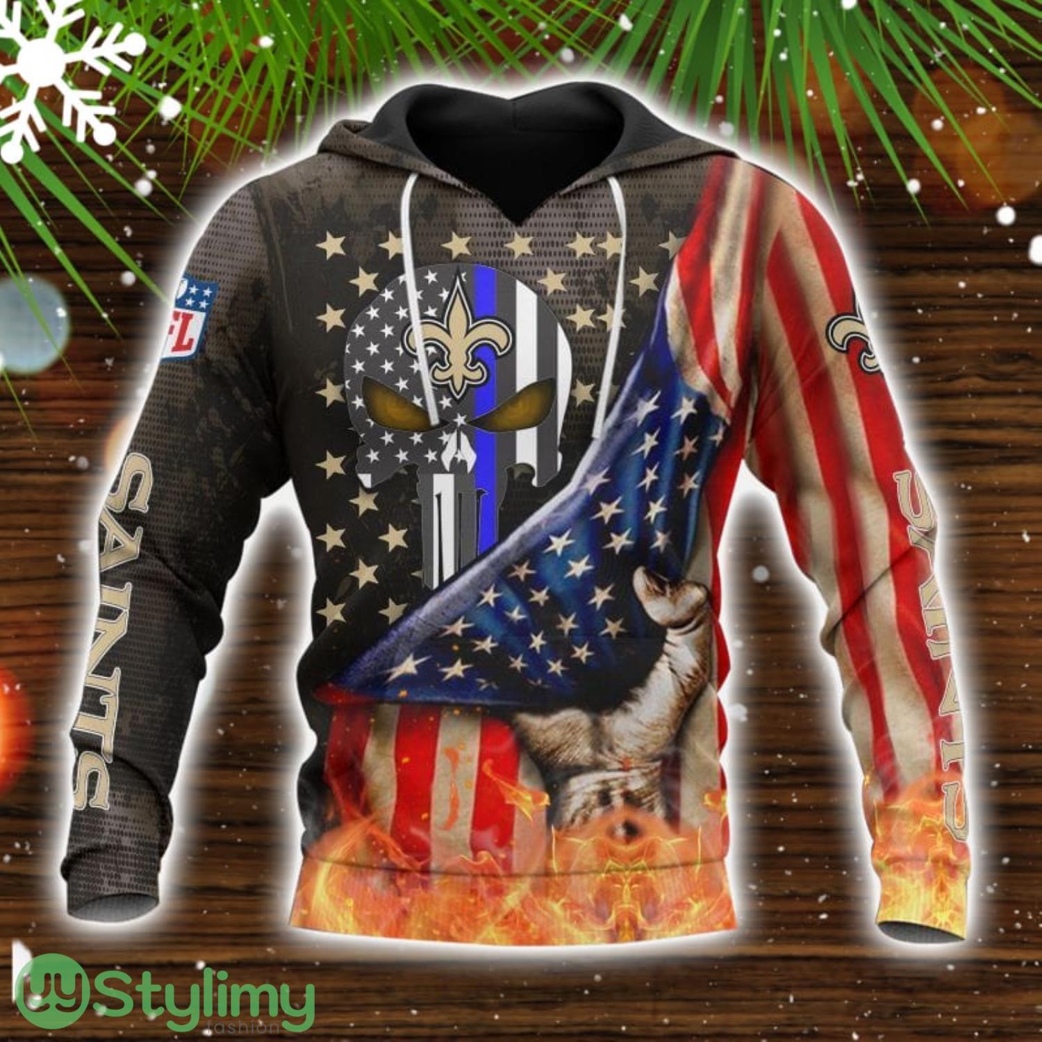 New Orleans Saints 3D Hoodie All over Printed Winter Gift For Men And Women 2 New Orleans Saints 3D Hoodie All over Printed Winter Gift For Men And Women Product Photo 2