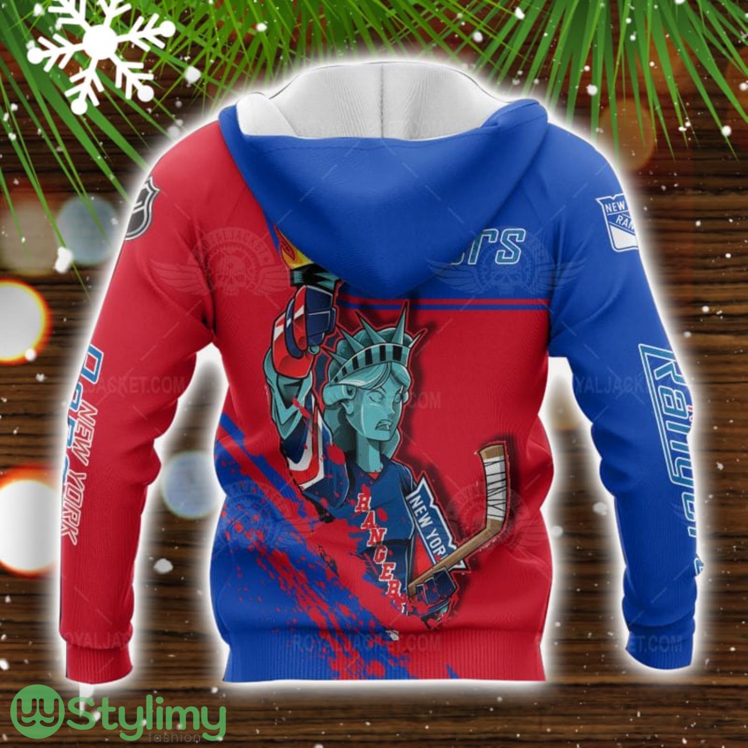 New York Rangers 3D All Over printed Hoodie For Men And Women 2 New York Rangers 3D All Over printed Hoodie For Men And Women Product Photo 2