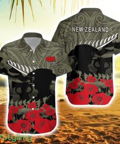 New Zealand Anzac Hawaiian Shirt Maori Camouflage Product Photo 1