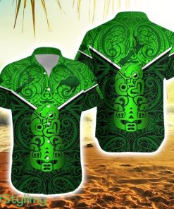 New Zealand Maori Rugby Hawaiian Shirt Pride Version Green Product Photo 1