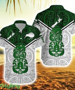 New Zealand Maori Rugby Hawaiian Shirt Pride Version White Product Photo 1
