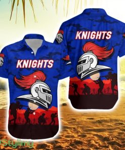 Newcastle Knights Anzac Hawaiian Shirt Simple Style Product Photo 1