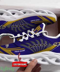 NFL Baltimore Ravens Personalized Max Soul Chunky Sneakers Custom Name Running Shoes Product Photo 1