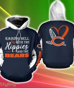 NFL Chicago Bears Trendy 3D Hoodie Cold For Fans Gift Christmas Holidays - NFL Chicago Bears Trendy 3D Hoodie Zip Hoodie Cold All Over Printed For Fans Gift Christmas Holidays