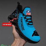 Nfl Custom Name Carolina Panthers Personalized Name Max Soul Shoes Ultra Running Sneakers Product Photo 3