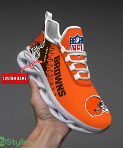 Nfl Custom Name Cleveland Browns Personalized Name Max Soul Shoes Ultra Running Sneakers Product Photo 1