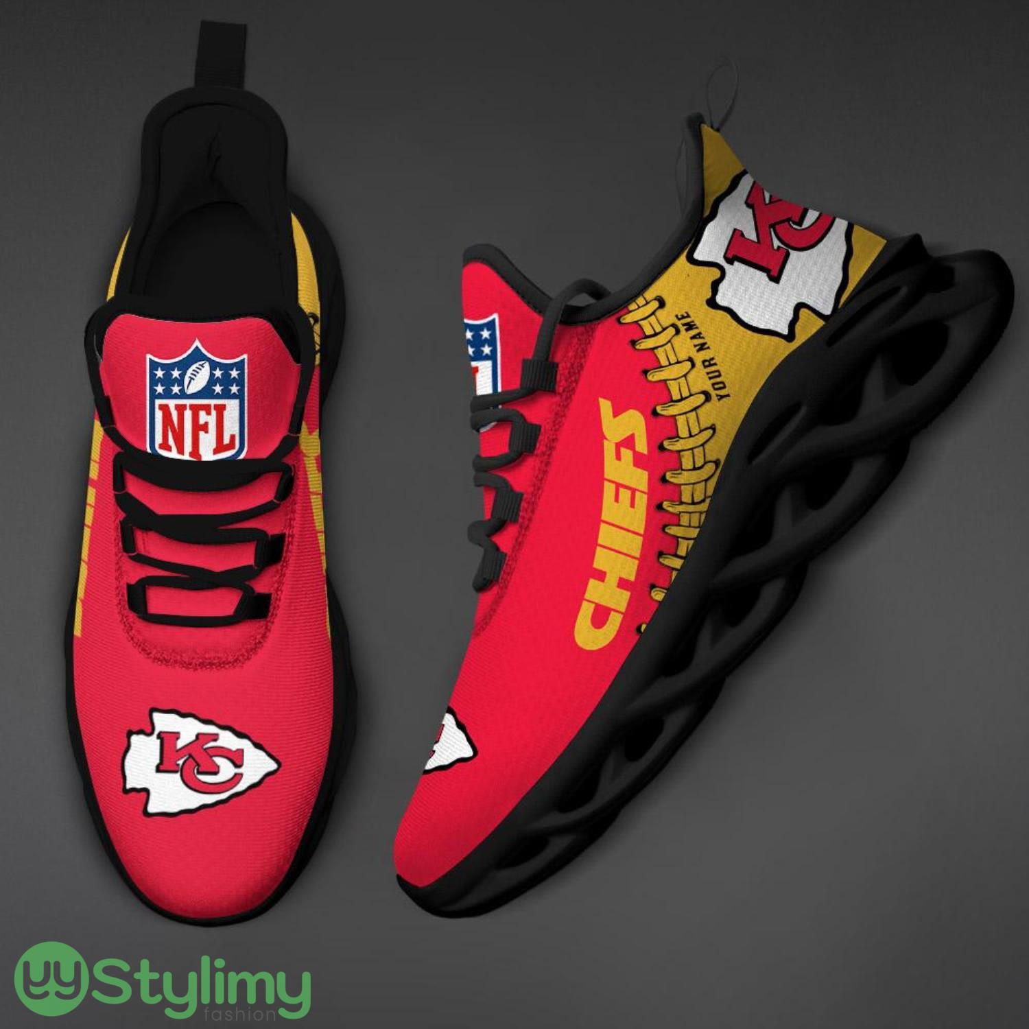 Nfl Custom Name Kansas City Chiefs Personalized Name Max Soul Shoes Ultra Running Sneakers 3 Nfl Custom Name Kansas City Chiefs Personalized Name Max Soul Shoes Ultra Running Sneakers Product Photo 3
