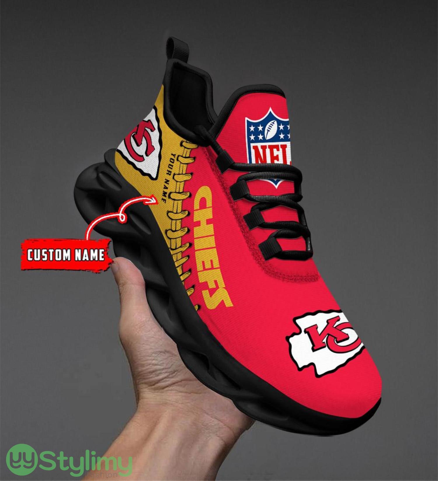 Nfl Custom Name Kansas City Chiefs Personalized Name Max Soul Shoes Ultra Running Sneakers 4 Nfl Custom Name Kansas City Chiefs Personalized Name Max Soul Shoes Ultra Running Sneakers Product Photo 4