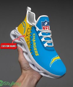 Nfl Custom Name Los Angeles Chargers Personalized Name Max Soul Shoes Ultra Running Sneakers Product Photo 1