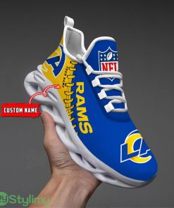 Nfl Custom Name Los Angeles Rams Personalized Name Max Soul Shoes Ultra Running Sneakers Product Photo 1
