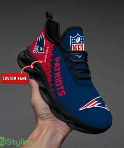 Nfl Custom Name New England Patriots Personalized Name Max Soul Shoes Ultra Running Sneakers Product Photo 1