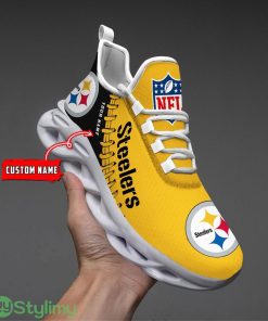 Nfl Custom Name Pittsburgh Steelers Personalized Name Max Soul Shoes Ultra Running Sneakers Product Photo 1