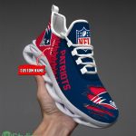 NFL Custom Name Shoes New England Patriots 3D Max Soul Shoes Running Sneakers Product Photo 3