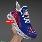 NFL Custom Name Shoes New York Giants 3D Max Soul Shoes Running Sneakers Product Photo 3