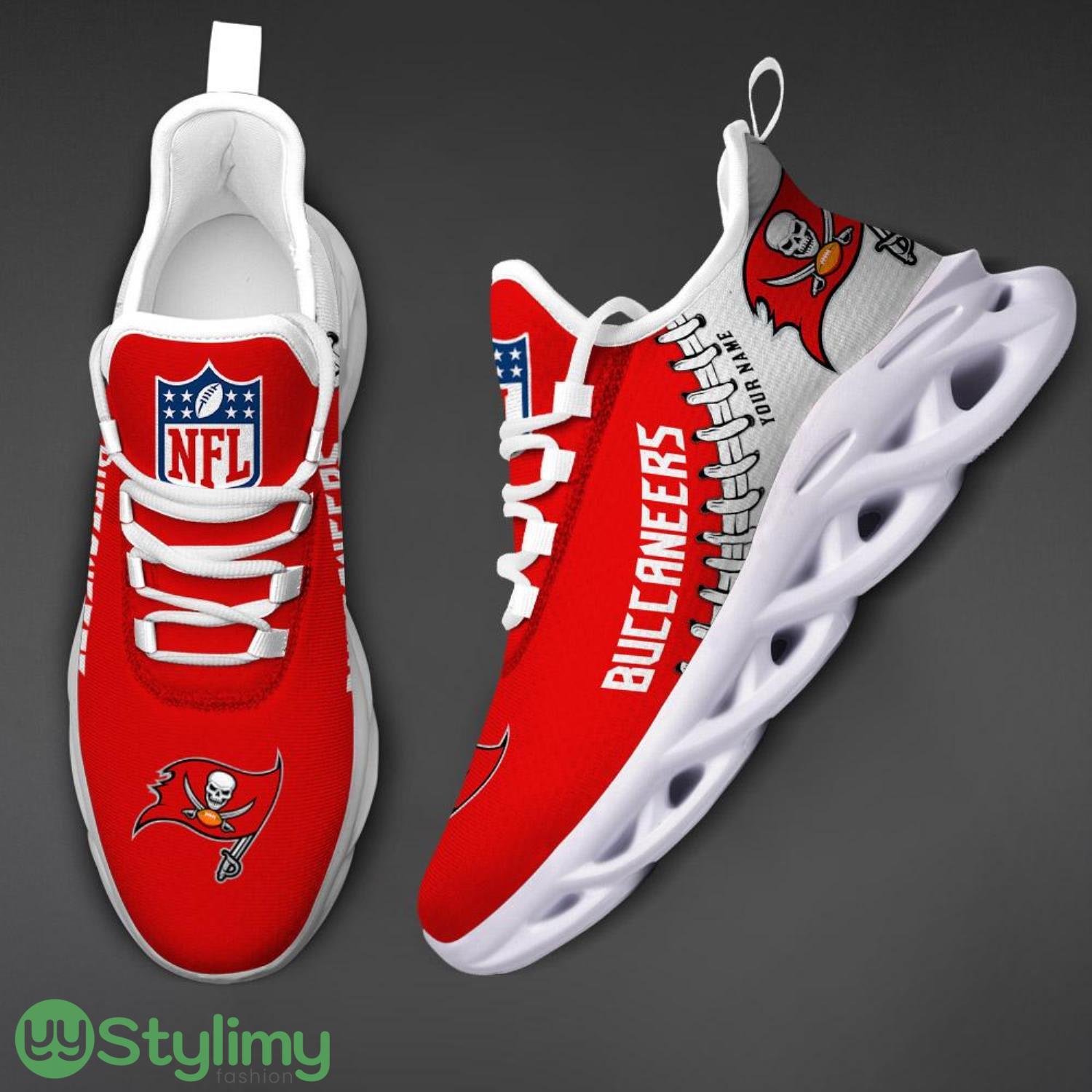Nfl Custom Name Tampa Bay Buccaneers Personalized Name Max Soul Shoes Ultra Running Sneakers 2 Nfl Custom Name Tampa Bay Buccaneers Personalized Name Max Soul Shoes Ultra Running Sneakers Product Photo 2