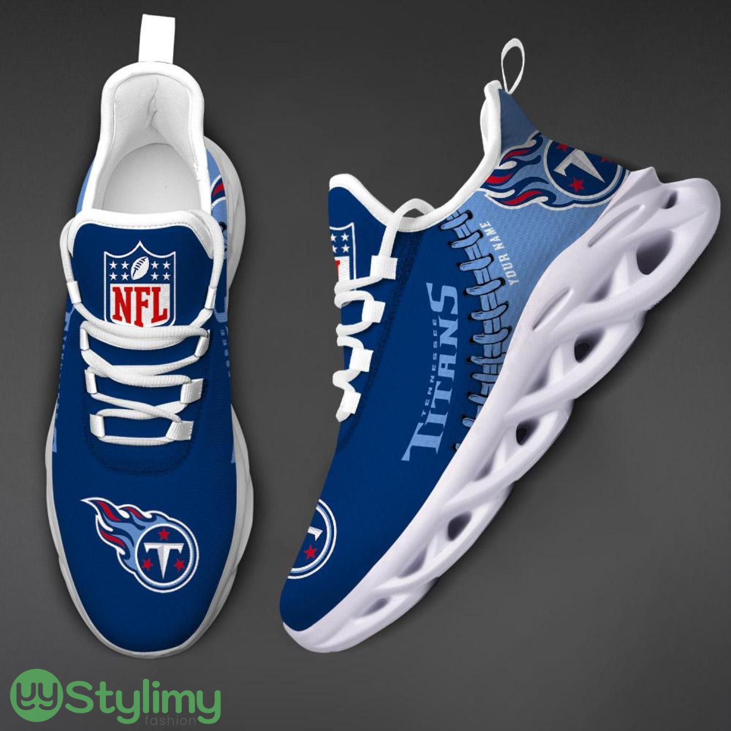 Nfl Custom Name Tennessee Titans Personalized Name Max Soul Shoes Ultra Running Sneakers 2 Nfl Custom Name Tennessee Titans Personalized Name Max Soul Shoes Ultra Running Sneakers Product Photo 2