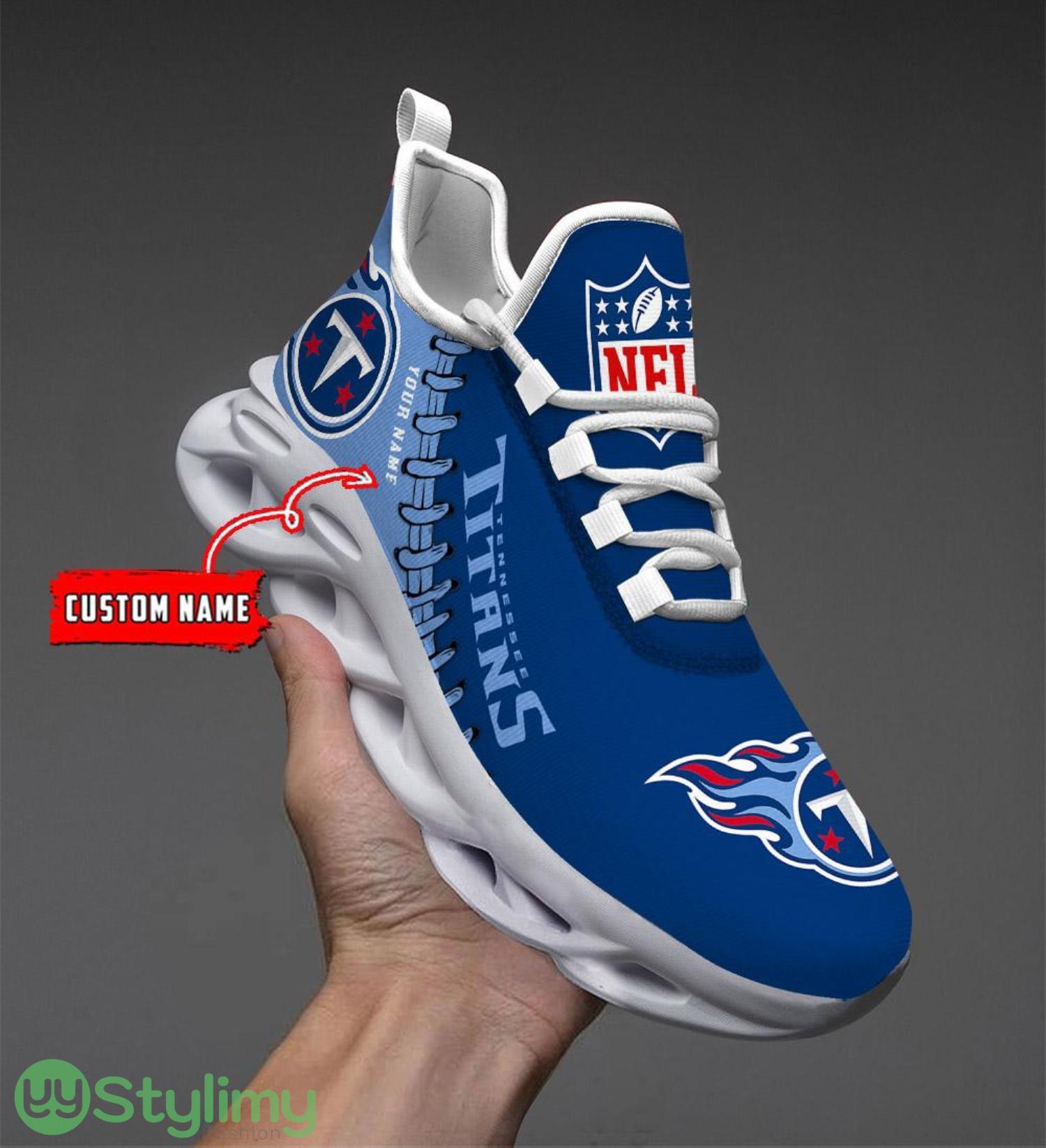 Nfl Custom Name Tennessee Titans Personalized Name Max Soul Shoes Ultra Running Sneakers 6 Nfl Custom Name Tennessee Titans Personalized Name Max Soul Shoes Ultra Running Sneakers Product Photo 1