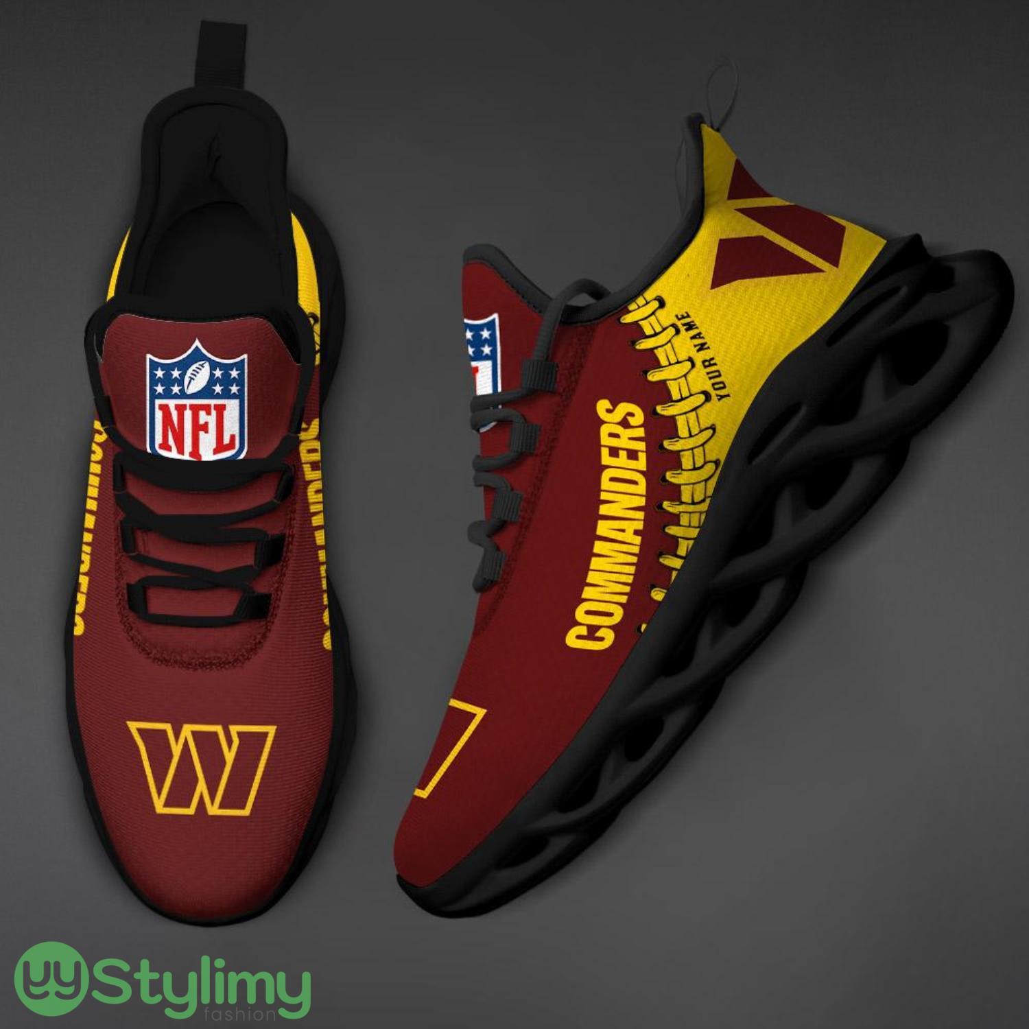 Nfl Custom Name Washington Redskins Personalized Name Max Soul Shoes Ultra Running Sneakers 3 Nfl Custom Name Washington Redskins Personalized Name Max Soul Shoes Ultra Running Sneakers Product Photo 3