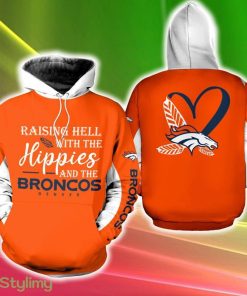 NFL Denver Broncos Cozy 3D Hoodie Cold For Fans Gift Christmas Holidays - NFL Denver Broncos Cozy 3D Hoodie Zip Hoodie Cold All Over Printed For Fans Gift Christmas Holidays