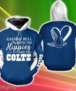 NFL Indianapolis Colts Clothing 3D Hoodie Cold For Fans Gift Christmas Holidays - NFL Indianapolis Colts Clothing 3D Hoodie Zip Hoodie Cold All Over Printed For Fans Gift Christmas Holidays