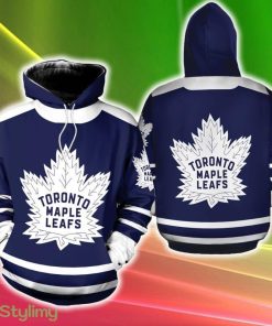 NHL Toronto Maple Leafs Reverse Retro Garland 3D Hoodie New Gift Fans Full Over Print For Men And Women - NHL Toronto Maple Leafs Reverse Retro Garland 3D Hoodie New Gift Fans Full Over Print For Men And Women
