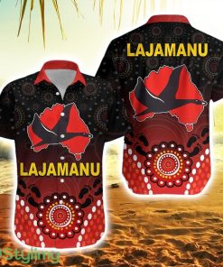 Northern Warlpiri Swans Lajamanu Football Mix Aboriginal Hawaiian Shirt Product Photo 1