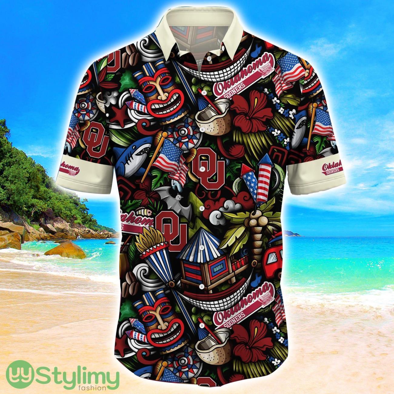 Oklahoma Sooners NCAA1 Flower Hawaii Shirt Aloha Funny Pattern Summer Shirts 2 Oklahoma Sooners NCAA1 Flower Hawaii Shirt Aloha Funny Pattern Summer Shirts Product Photo 2