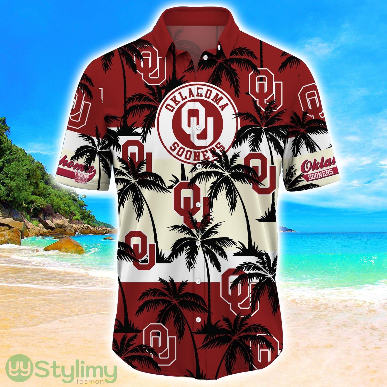 Oklahoma Sooners Tropical Palm Tree Trending Summer Aloha Hawaiian Shirt 2 Oklahoma Sooners Tropical Palm Tree Trending Summer Aloha Hawaiian Shirt Product Photo 2
