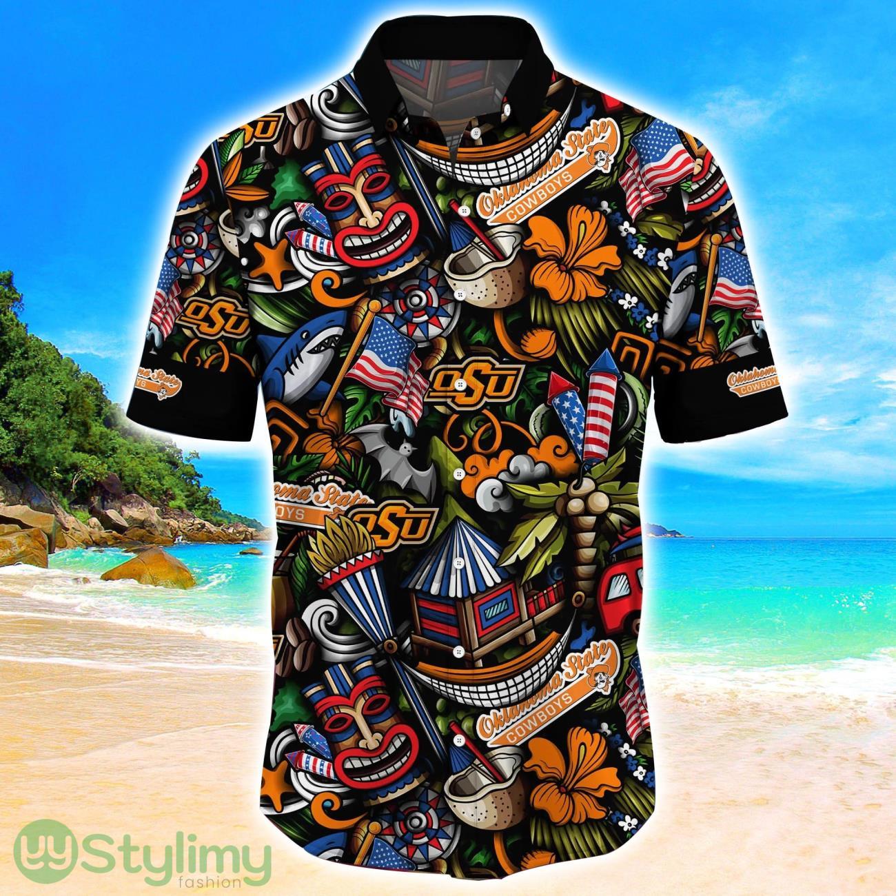 Oklahoma State Cowboys NCAA1 Flower Hawaii Shirt Aloha Funny Pattern Summer Shirts 2 Oklahoma State Cowboys NCAA1 Flower Hawaii Shirt Aloha Funny Pattern Summer Shirts Product Photo 2