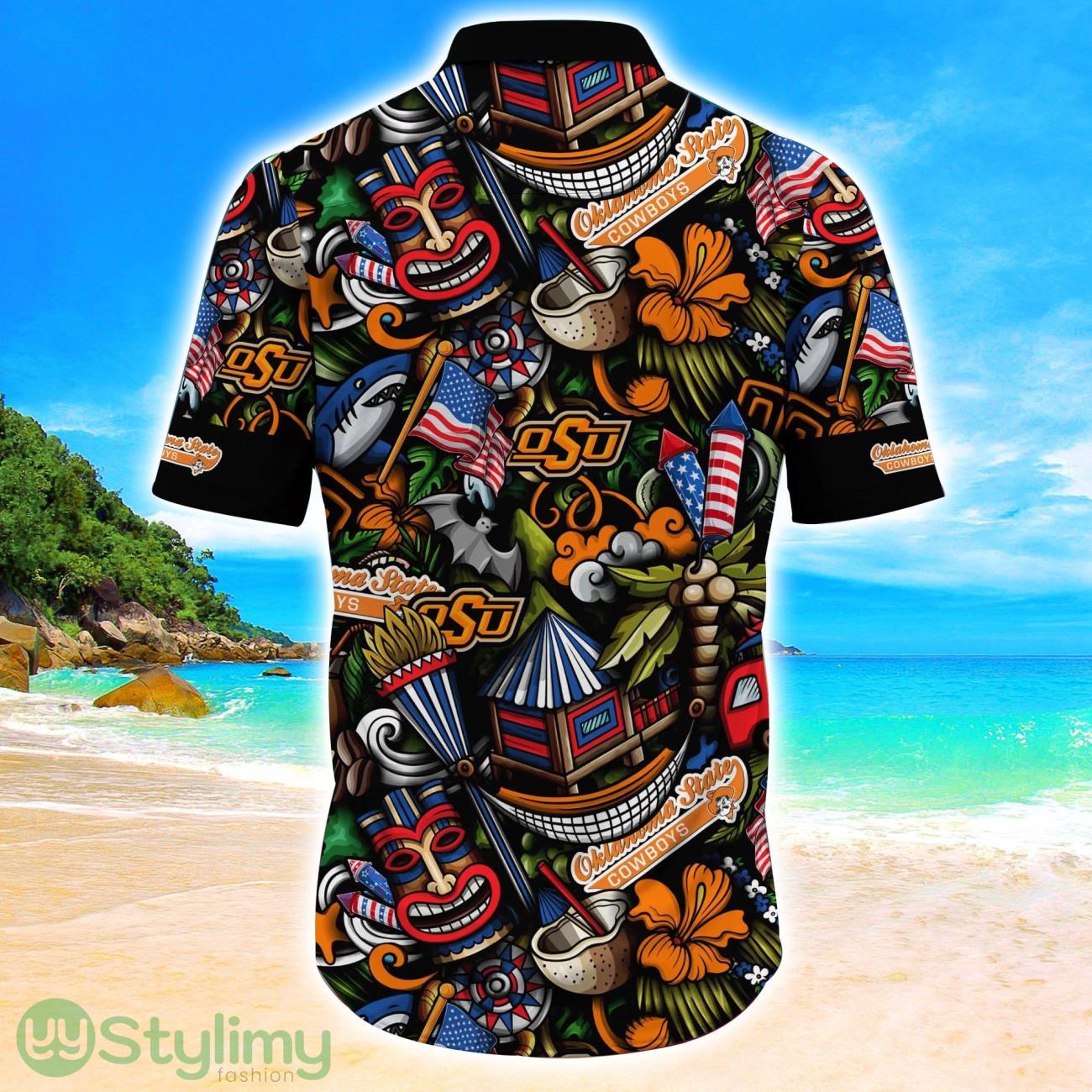 Oklahoma State Cowboys NCAA1 Flower Hawaii Shirt Aloha Funny Pattern Summer Shirts 3 Oklahoma State Cowboys NCAA1 Flower Hawaii Shirt Aloha Funny Pattern Summer Shirts Product Photo 3