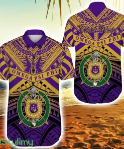 Omega Psi Phi Tattoo Style Hawaiian Shirt For Men And Women Product Photo 1