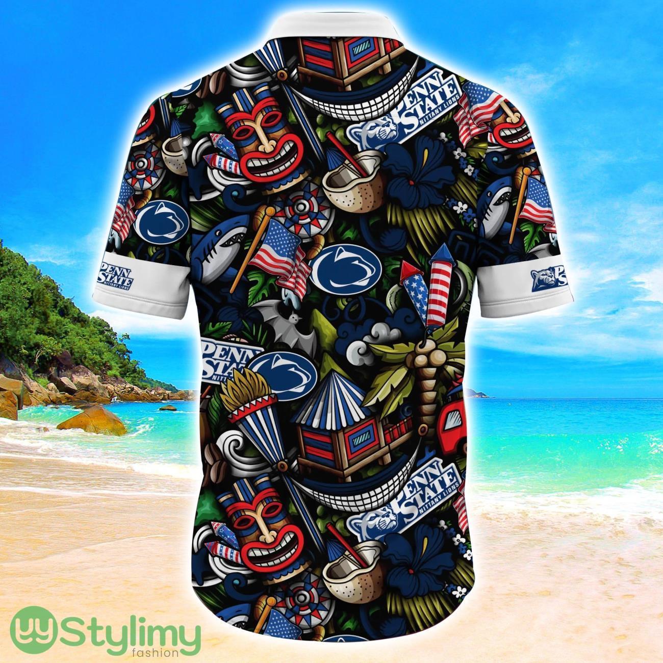 Penn State Nittany Lions NCAA1 Flower Hawaii Shirt Aloha Funny Pattern Summer Shirts 3 Penn State Nittany Lions NCAA1 Flower Hawaii Shirt Aloha Funny Pattern Summer Shirts Product Photo 3