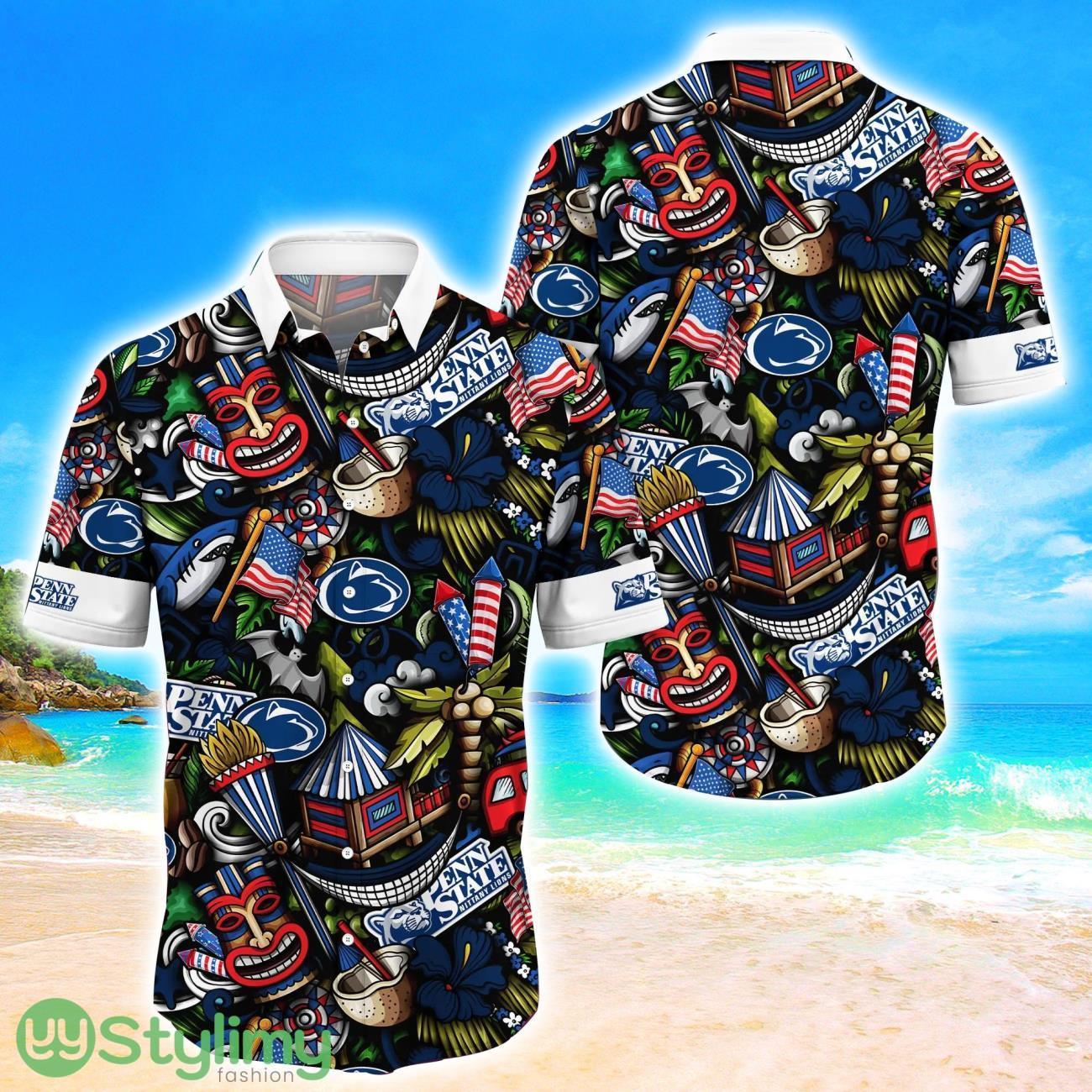 Penn State Nittany Lions NCAA1 Flower Hawaii Shirt Aloha Funny Pattern Summer Shirts 4 Penn State Nittany Lions NCAA1 Flower Hawaii Shirt Aloha Funny Pattern Summer Shirts Product Photo 1