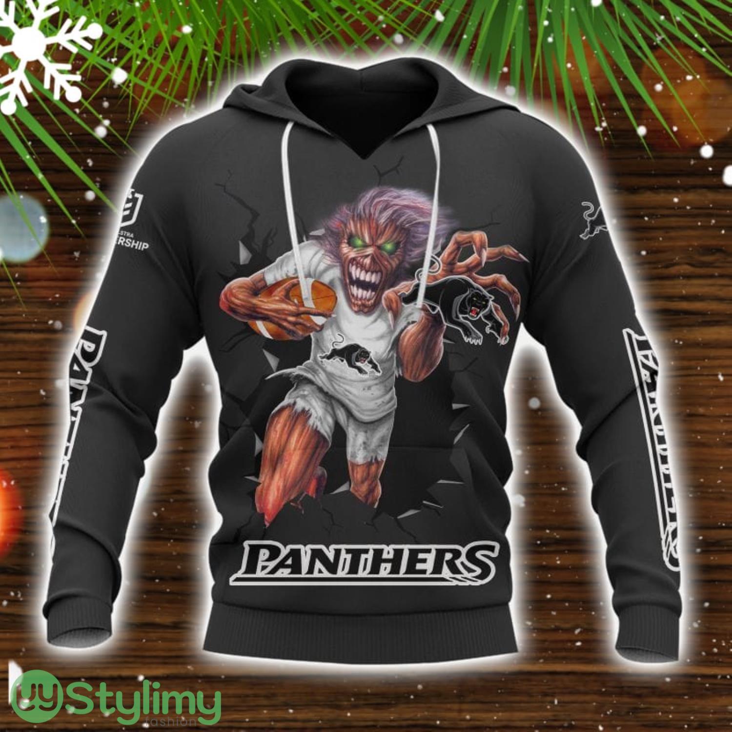 Penrith Panthers Black 3D Hoodie All over Printed Winter Gift For Men And Women 6 Penrith Panthers Black 3D Hoodie All over Printed Winter Gift For Men And Women Product Photo 1