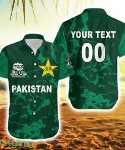 Personalised And Number Pakistan Cricket Jersey Hawaiian Shirt Product Photo 1