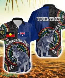 Personalised Australia Day Hawaiian Shirt Mix Aboriginal Product Photo 1