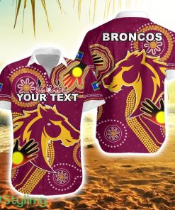 Personalised Broncos Naidoc Week Hawaiian Shirt Power Brisbane Product Photo 1