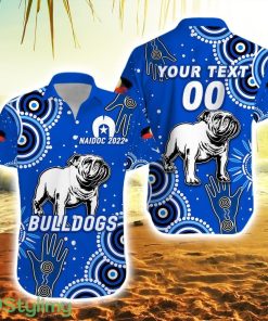 Personalised Bulldogs Rugby Naidoc Aboriginal Hawaiian Shirt Product Photo 1