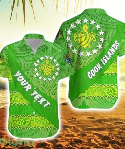 Personalised Cook Islands Hawaiian Shirt Polynesian Victorian Vibes Product Photo 1