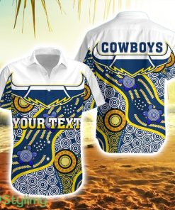 Personalised Cowboys Hawaiian Shirt North Queensland Indigenous Product Photo 1