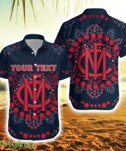 Personalised Demons Football Hawaiian Shirt Melbourne Indigenous Product Photo 1