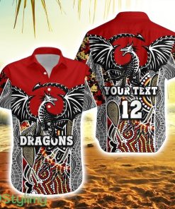 Personalised Dragons Hawaiian Shirt St. George Aboriginal Sport Style Product Photo 1