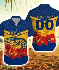 Personalised Eels Anzac Day Hawaiian Shirt Indigenous Art Product Photo 1